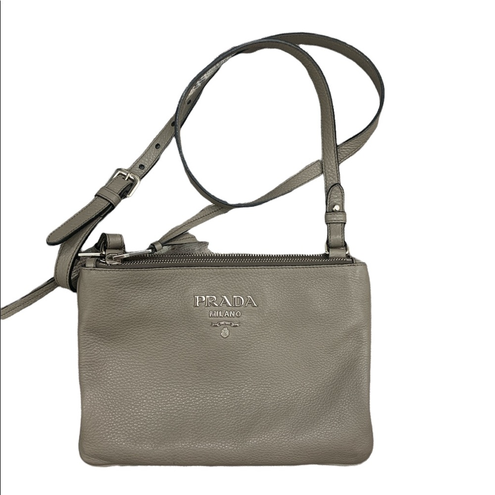 Authentic Prada Vitello Phenix Crossbody Bag